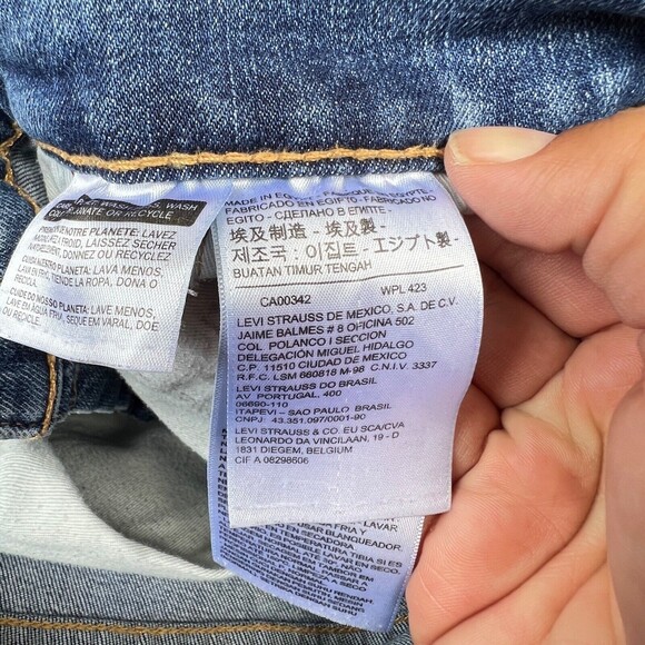 Levi's Premium 502 Taper Fit Men's Straight Leg Jeans 30 x 32 - Picture 7 of 13